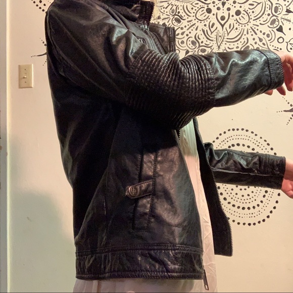 Leather Motorcycle Jacket - Picture 4 of 5